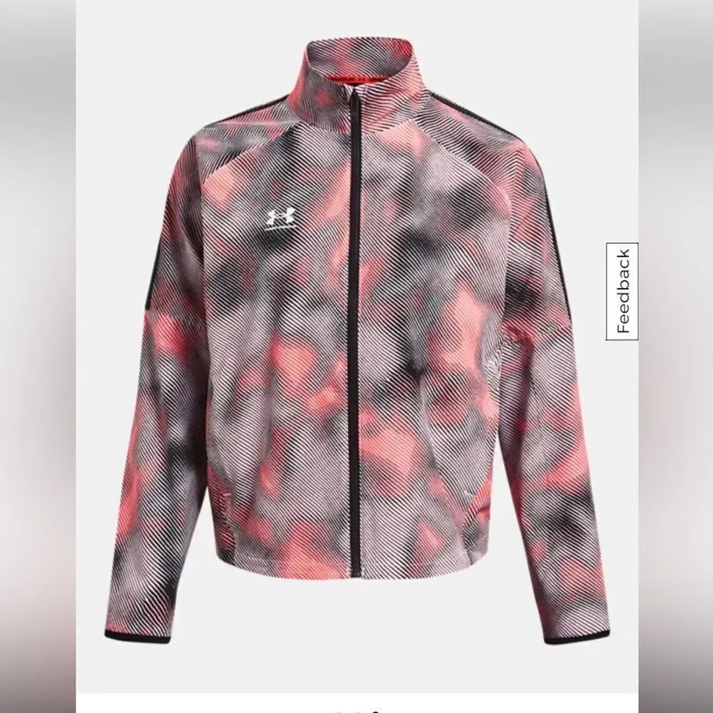 Under Armour Women’s Full Zip Up Challenger Pro Printed Track Jacket